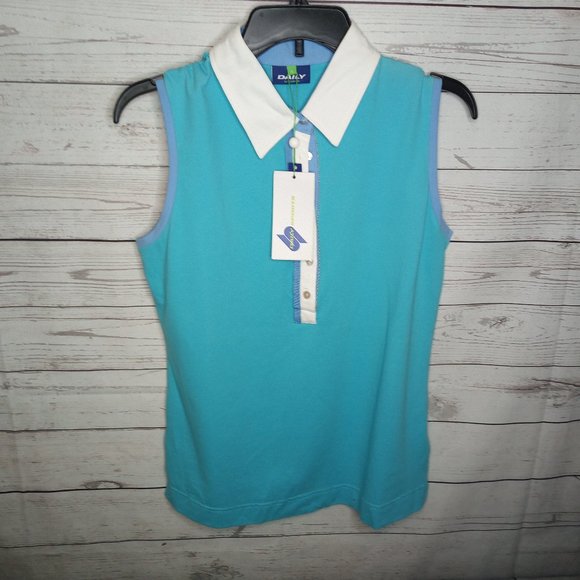 DAILY SPORTS SLEEVELESS GOLF TOP WOMEN'S SZ LARGE
